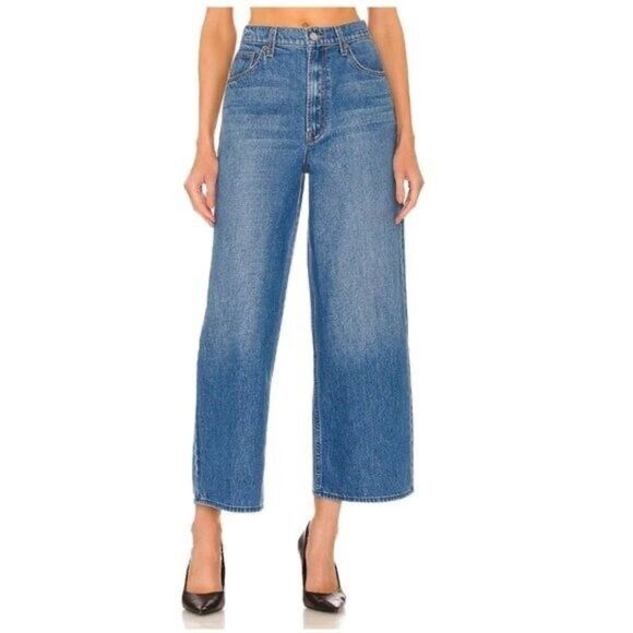 MOTHER Denim - Mother Snacks! The Fun Dip Ankle Wide Leg Jeans in Delicious Memories Size 27